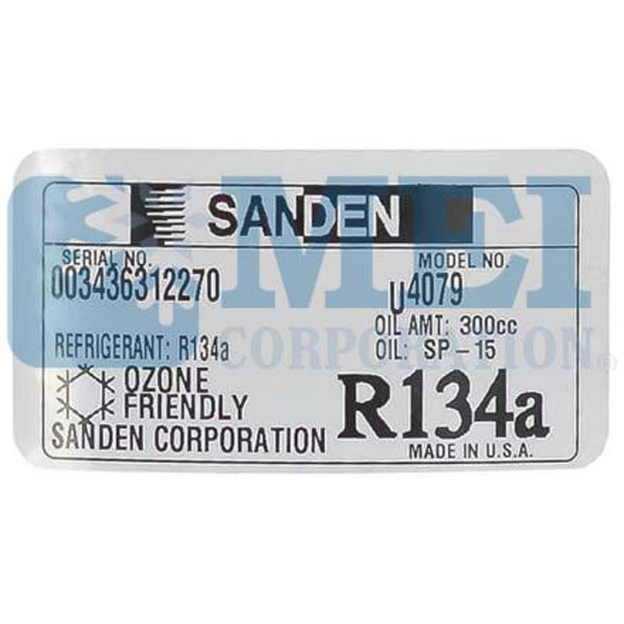 MEI 03-1401S Genuine OEM Sanden Compressor Replaces OEM# F69-6003