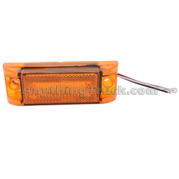 Peterson M353A Amber LED Marker Clearance, PC-Rated, Rectangular, 6″ x 2″