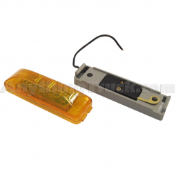 Pro LED 1902Y Amber Heavy Duty Marker Light with Mounting Base Kit