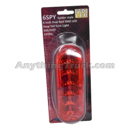 Pro LED 6SPY 16 LED 6" Oval Red Stop, Tail, Turn Light