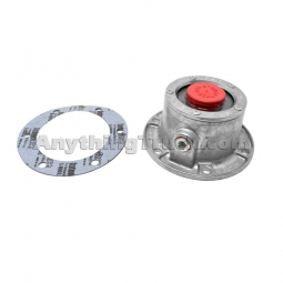 Stemco 343-4024 Bolt-On Hub Cap and Gasket, 6 Holes, 4-1/2" Bolt Circle