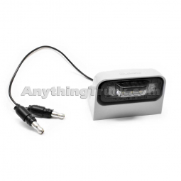 Truck-Lite 36041C 36 Series LED License Light, 3 Diode, Gray Bracket Mount, .180 Bullet, 12-24V
