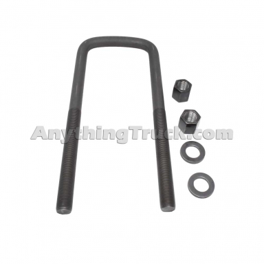 U-Bolt Kit, 3/4" x 4" x 12-7/8" Peterbilt Bend, One U-Bolt with Washers and Nuts