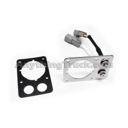 Zerostart 3600060 Dual Indicator Light Plate, Chrome