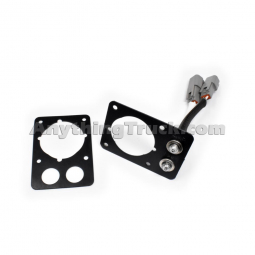 Zerostart 3600134 Dual Indicator Light Plate, Thunder Gray