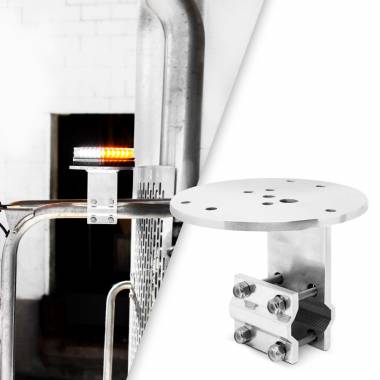 Pro LED BRK20 Aluminum Mirror Mount Warning Light Bracket, 5-1/2" Platform Diameter