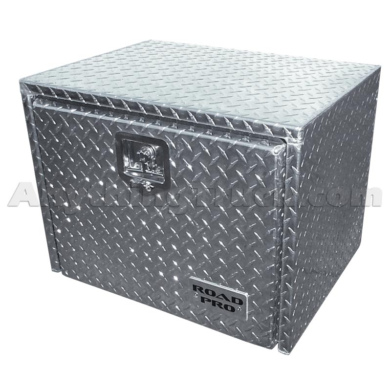 Road Pro 1705100 Diamond Plate Aluminum Underbody Toolbox, 18" x 18" x