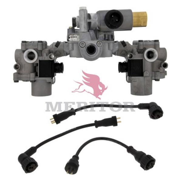 Meritor R955409 ABS/ATC Valve Package Kit, 4 PSI Crack Pressure, 4S/4M