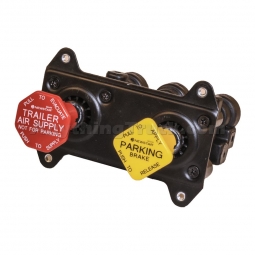 Aftermarket 800523 MV-3 Style Dash Valve, 1/4" NPT, 10-24 Mounting Holes, Replaces Bendix 800523