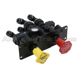 S&S/Newstar S-26186 Dash Valve, 90 Degree PTC Fittings, 1/4" Unthreaded Mounting Holes