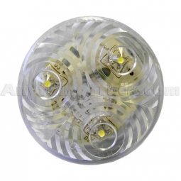 Pro LED 200CC 2" Round Clear Sealed Utility Light, Grommet Mounted