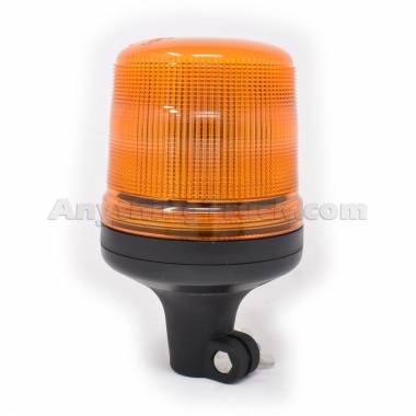 Pro LED 2874APLM Class 1 Amber LED Warning Beacon, 11 Flash Patterns, DIN Pole Mount, 12/24V