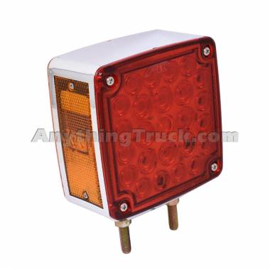 Pro LED 5530LH Double-Face Pedestal Fender Turn Signal Lamp, LH, Dual Stud Mount, Side Marker, 12V