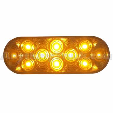 Pro LED 610CLY Yellow LED Turn Signal Lamp with Clear Lens, 12-Volts DC