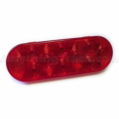 Pro LED 10-Diode 6-Inch Oval Red LED Stop/Tail/Turn Light