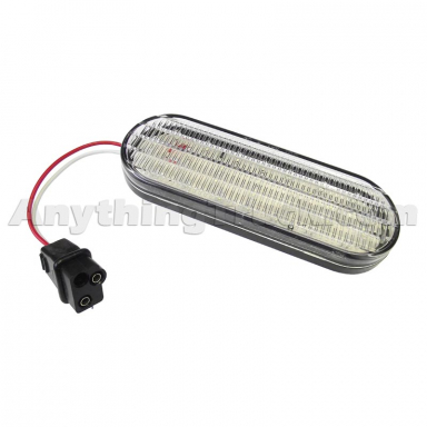 Pro LED 628C 28-Diode 6" Oval LED Backup Light, Grommet Mount