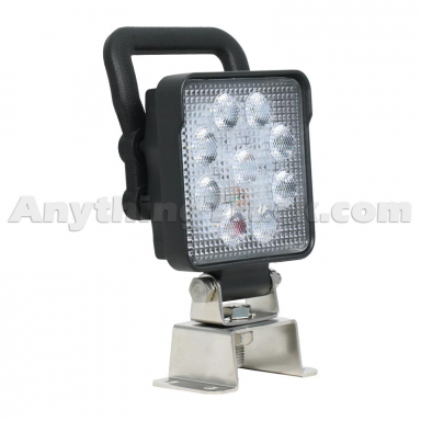 Pro LED 9612FSW 1295-Lumen LED Flood Work Light, On/Off Switch, Aiming Handle Mount, 12/24V