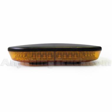 Pro LED ML40A Class 1 Amber LED Mini Warning Light Bar, 20 Flash Patterns, Bolt-On Mount, 12/24V