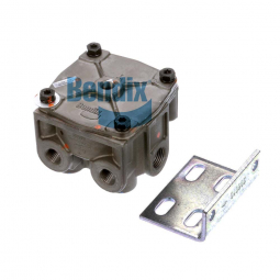 Bendix 065303 R-12 Relay Valve - 2 Horizontal & 2 Vertical Delivery Ports, 4 PSI Crack Pressure