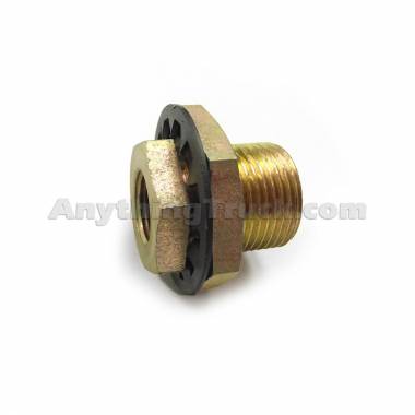 PTP 221204 Bulkhead Pipe Fitting, 1/4" NPT Female Thread, 31/32" Long
