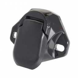 Haldex BE23707 7-Way Trailer Wiring Receptacle, Ring Terminals
