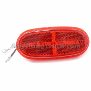 Betts 221201 Red 6-LED 4" Oval Lens Insert for 200 Series Marker Lights, 12V/24V, SAE DOT