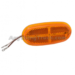 Betts 221202 Amber LED Lens Assembly For Betts 200 Series Marker/Clearance Lights, 12V/24V, 4" Oval