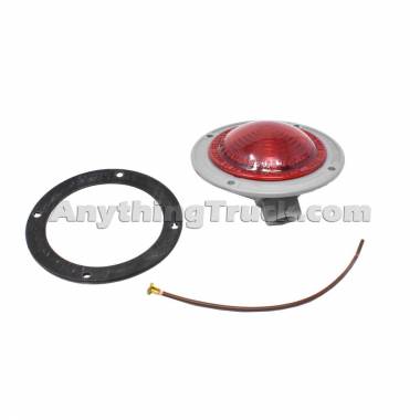 Betts 600011 Red Incandescent Clearance/Marker Light, Aluminum Body, Shallow Lens, Recessed Mount