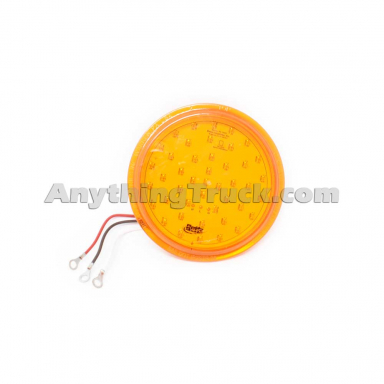 Betts AA4FHM3E 4" Round Amber LED Lens Assembly for Betts 40, 45 & 47 Series, Turn/Marker, 12/24V