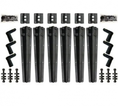 Minimizer 10001420 Plastic Bolt-On Bracket Kit For Complete Set of Full Plastic Fenders