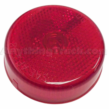 Pro Trucking Products 10205RPTP Red 2-1/2" Sealed Marker Light, Reflector Lens, Incandescent, 12V