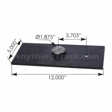 BWP HU12E Adjustment Plate, Hutch H900 Single Point Trailer Suspension