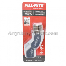 Fill-Rite SD100UL Multi-Plane Fuel Transfer Swivel, 1" NPT, 360° Range Of Motion