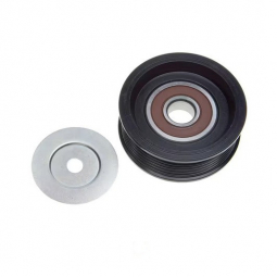 Gates 36230 DriveAlign Belt Idler Pulley, V-Ribbed Grooved Contact Surface, 6 Grooves, 30mm Wide