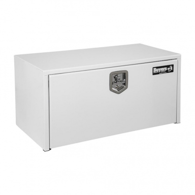 Buyers Products 1702403 18x18x30 Inch White Steel Underbody Truck Box