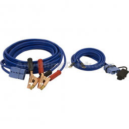 Buyers Products 5601026 6' Battery Side Booster Cable with Blue Quick Connect