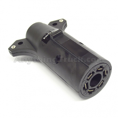 Tow Pro 47555 7-Way RV Blade Vehicle to 6-Way Round Trailer, Center Pin Electric Brake