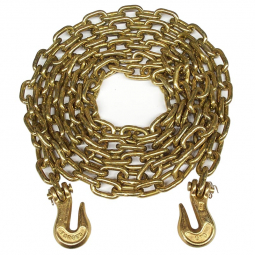 3/8" x 20 ft. Grade 70 Transport Chain with Clevis Grab Hooks