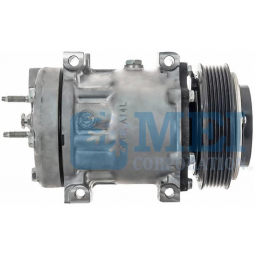 MEI 03-1411 Sanden SHD AC Compressor, 6 Groove, 125mm Clutch Diameter, OEM# F69-1015-111