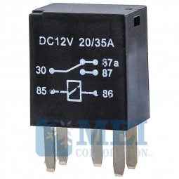 MEI 11-0653 Relay,  5 pins, OEM# VF2895-F74C05