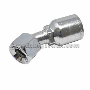 Parker Hannifin 13743-12-12 Crimp Style Hydraulic Hose Fitting, Use With 3/4" Hose I.D.