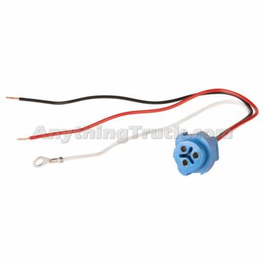 Grote 67002 3-Wire Stop/Tail/Turn Pigtail for Male Pin Lights, Chassis Ground, 18 GA, 11"