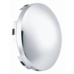 Stainless Steel Hub Cap for Steel Front Wheels - 6 Evenly Spaced Notches