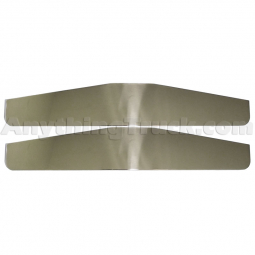PTP 615SS Stainless Steel 4" x 24" Bottom Mud Flap Plates - 1 Pair