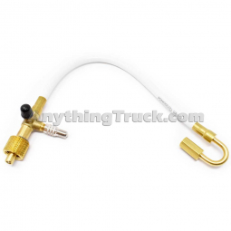 Meritor 31363-00-CP2 Tire Inflation System Hose With 2 Auxiliary Check Ports, 13.5" Long