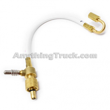 Meritor 31363-00-CP Tire Inflation System Hose With Auxiliary Check Port, 13.5" Long