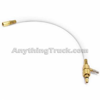 Meritor 31373-00-CP Tire Inflation System Hose With Auxiliary Check Port, 17" Long