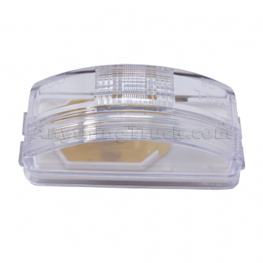 Pro LED 15208 Incandescent License Plate Light, Snap-In Mount, Clear Lens, 12V