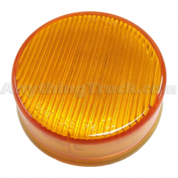 Pro LED 250YS Yellow 2-1/2" Round LED Clearance Light with Stripe Lens