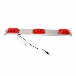 Pro LED 3152RLB Stainless Steel ID Bar with 152R LED Marker Lights